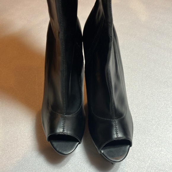 Ellie exotic platform boots. Peep toe open toe. New. - Picture 6 of 9
